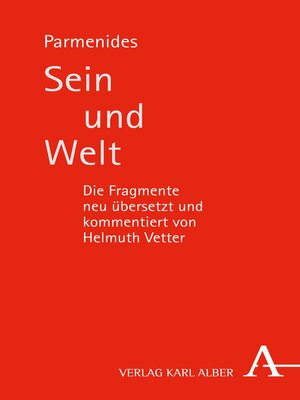 cover image of Sein und Welt